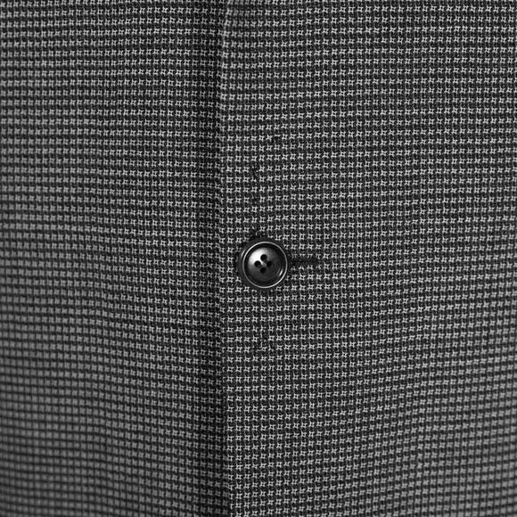 Hugo Boss Mens Blazer Gray Check 100% Wool 2 Button Lined Jacket Sport Coat 44L - Picture 10 of 11